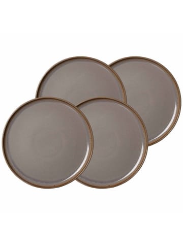 Ritzenhoff & Breker 4er Set Speiseteller Malaga ø 27,5 cm in Grau