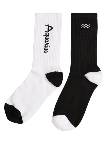 Urban Classics Socken in black/white aquarius