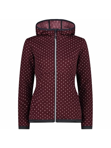 Campagnolo WOMAN JACKET FIX HOOD in Dunkelrot4225