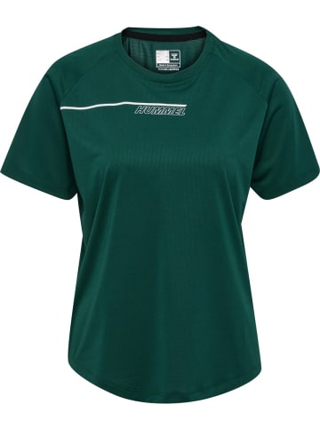 Hummel T-Shirt "Hmlcourt Light Weight T-Shirt W" in Grün