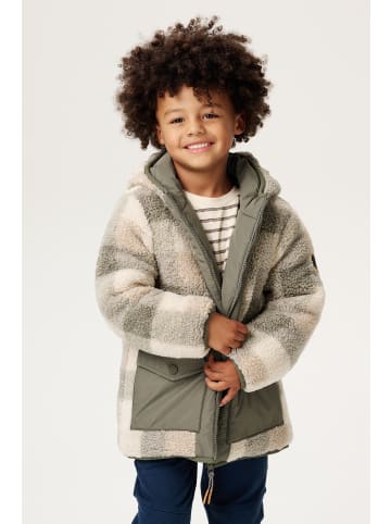 Noppies Winter Jacke Loja - Reversible in Check Pattern Medium Green