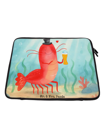 Mr. & Mrs. Panda Laptop Tasche Hummer Weizen Design ohne Spruch in Weiß