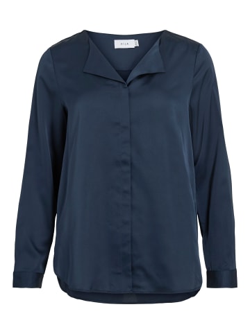 Vila Langarmhemd in Navy Blazer