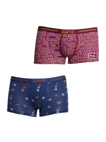Le Petit Garcon 2er-Set: Boxershorts in Blue