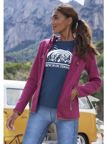 LASCANA ACTIVE Fleecejacke in beere