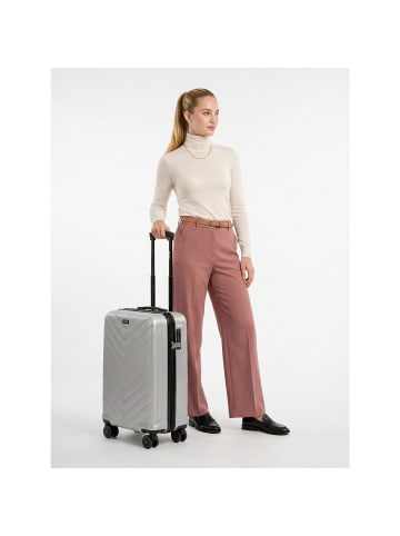 Redolz Essentials 07 CABIN 4 Rollen Kabinentrolley 55 cm silver-colored 2