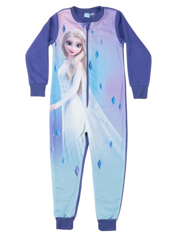 Disney Frozen Disney Die Eiskönigin Jumpsuit Elsa Frozen Overall Pyjama Schlafanzug in lila