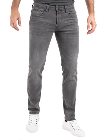 PEAK TIME  Slim-fit-Jeans Mailand in Light Grey