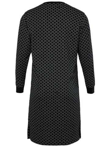 JP1880 Langer Schlafanzug in schwarz