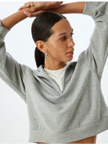 KOTON Sweatshirt in Grau Melange