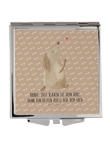 Mr. & Mrs. Panda Schminkspiegel Hund Liebe mit Spruch in Hundeglück