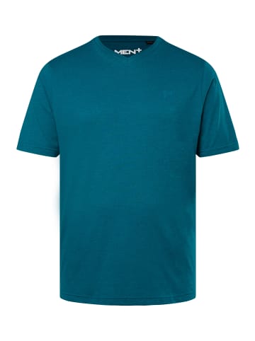 Men Plus Kurzarm T-Shirt in rauchblau