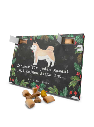 Mr. & Mrs. Panda Hund Adventskalender Akita Inu Moment mit Spruch in Kreidetafel