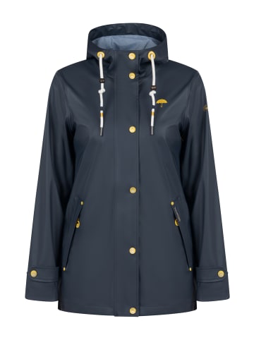 Schmuddelwedda Regenjacke in Marine Marine Melange