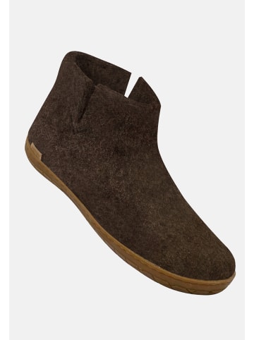 glerups Boots Kautschuksohle in Nature brown