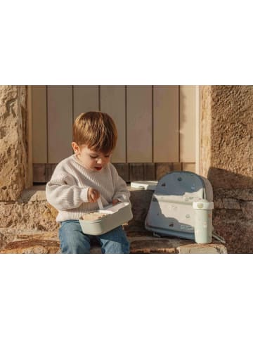 Mepal 2er Set Brotdosen mit Einsatz & Gabel Campus 700 ml in Cool Blue