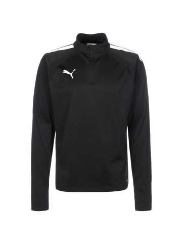 Puma Sweatshirt TeamLIGA 1/4 Zip in schwarz / weiß