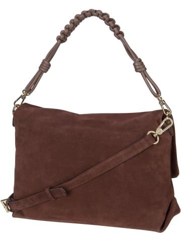 Abro Schultertasche Poppy Suede 30931 in Wood