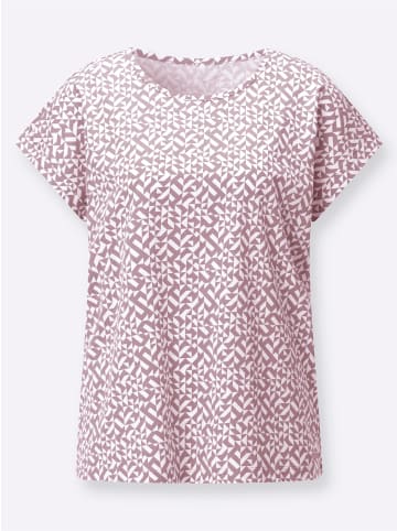 WITT WEIDEN Print-Shirt in mauve-ecru