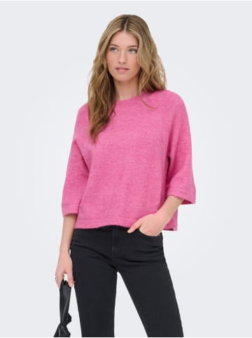 ONLY Strickpullover in Phlox Pink