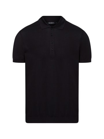 Karl Lagerfeld Poloshirt in schwarz
