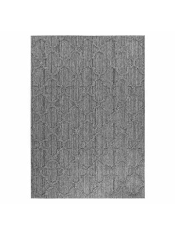 KADIMA DESIGN Teppich Outdoor Waschbar Skandinavisch CORTINA Strapazierfähig Balkon in Grau