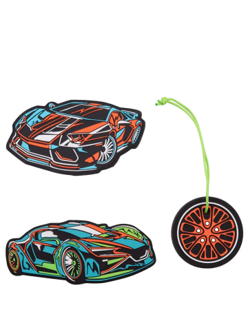 DerDieDas ErgoFlex Light - Schulranzen Set 5tlg. 800g (Neon Crazy) in Magic Light