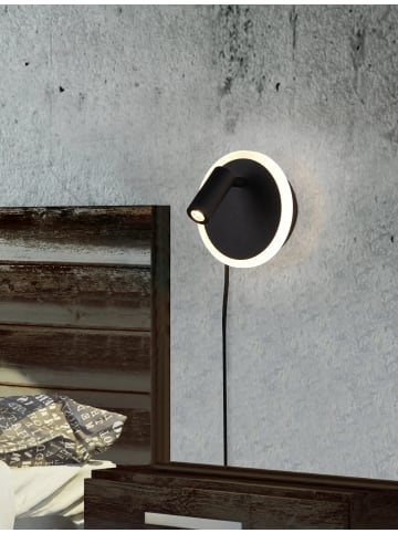 Trio Leuchten Wandleuchte JORDAN in schwarz matt