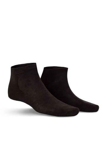 Kunert Sneakersocken Richard weich in Brown-mel.