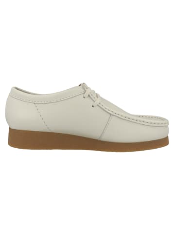 Clarks Halbschuhe Wallabee EVO in weiss