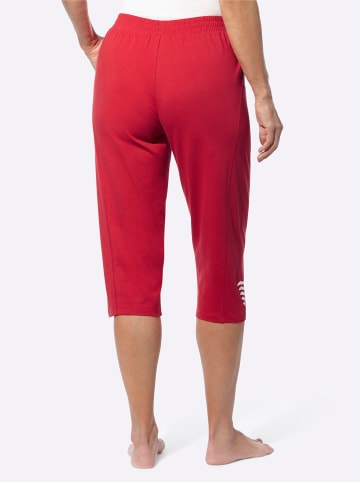 Sieh an! Capri-Freizeithose in erdbeere