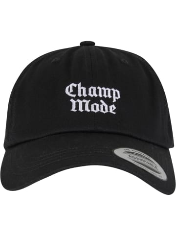 Mister Tee Cap "Champ Mode Dad Cap Low Profile Cotton Twill" in Schwarz