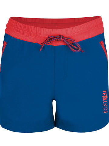 Trollkids Shorts "Arendal" in Mitternachtsblau / Coral