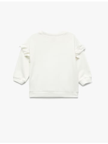KOTON SWEATSHIRTS in Ekru