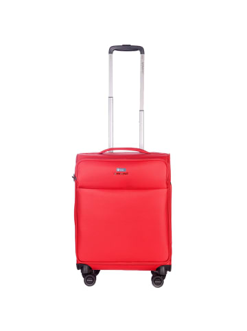 Stratic Stratic Light + 4 Rollen Kabinentrolley 55 cm in redwine