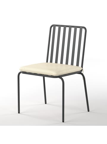 home24 Gartenstuhl Kuna 2er-Set in Anthrazit