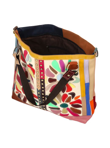 Usha Women Tote Bag in Offwhite Multicolor