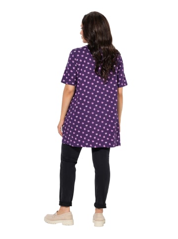 Ulla Popken Shirt in dunkel lila