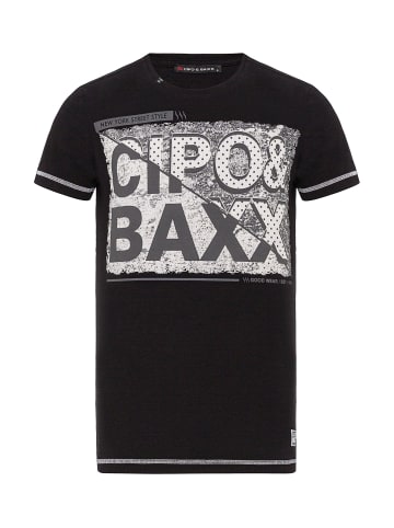 Cipo & Baxx T-Shirt in BLACK