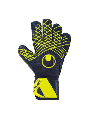 uhlsport  Torwarthandschuhe Prediction Supersoft in marine/weiß/fluo gelb