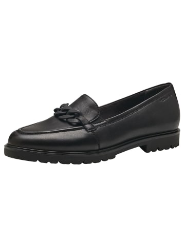 Tamaris Slipper in BLACK LEATHER