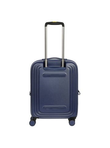Mandarina Duck Logoduck+ - 4-Rollen-Kabinentrolley 52 cm erw. (deep blue) in deep blue