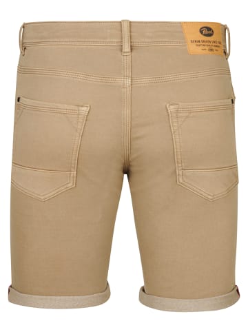 Petrol Industries Jackson Farbige Denim-Shorts Coconut in Braun