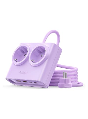 Orico PDC25 25W 6-in-1 Steckdosenleiste (2x Netzanschluss + 2x USB-A + 2x USB-C)