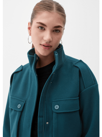 QS Outdoor Jacke langarm in Petrol