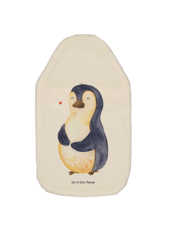 Mr. & Mrs. Panda Wärmflasche Pinguin Diät ohne Spruch in Weiß