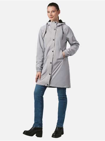 ragwear Regenmantel Husty Rainy in Light Grey