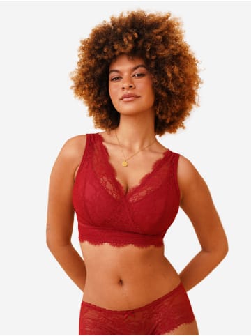 SugarShape Bralette Emilia in burgundy