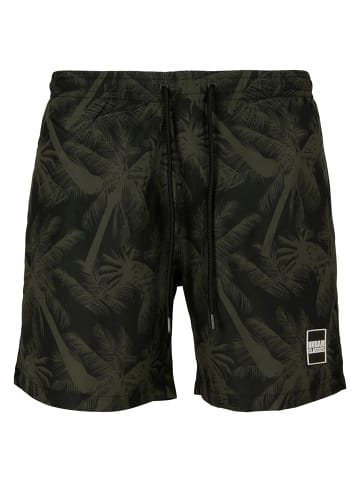 Urban Classics Badeshorts in palm/olive