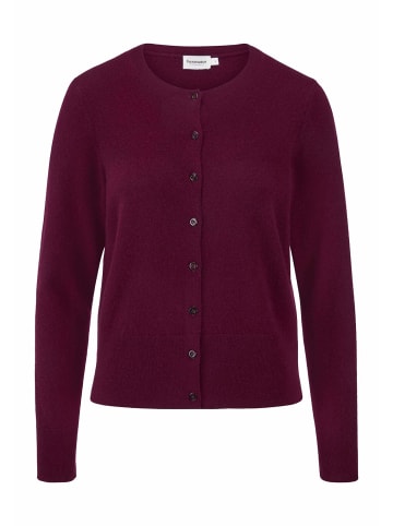 Hessnatur Strickjacke in bordeaux